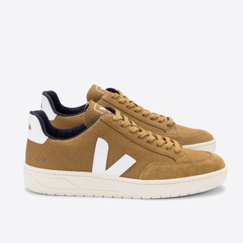 Veja V-12 B-mesh Tent Mens Trainers Brown UK 89758